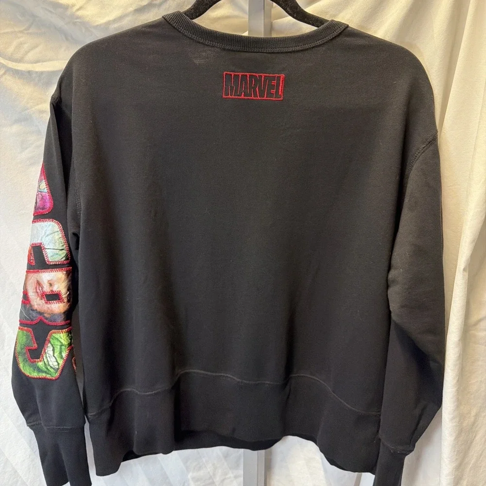 Disney Parks Marvel Avengers Long‎ Sleeve Top for Adults S Embroidered Pullover